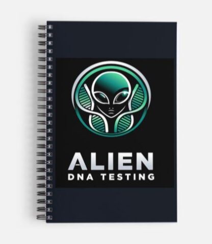 Alien DNA Testing Spiral Notebook