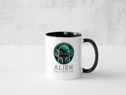 Discover the Unique Alien DNA Testing Coffee Mug - Image 2