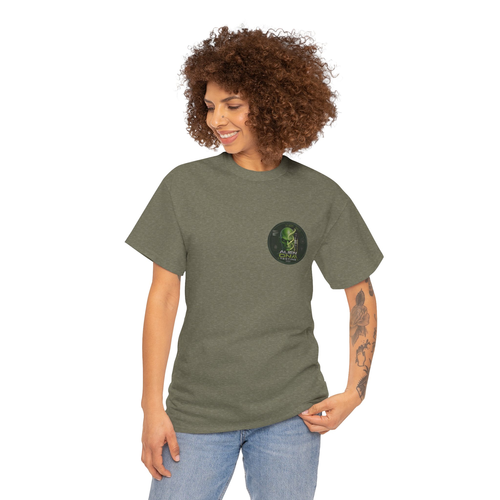 Little Green Man Legendary Species Tee — ADT Earth Tone Edition - Image 144