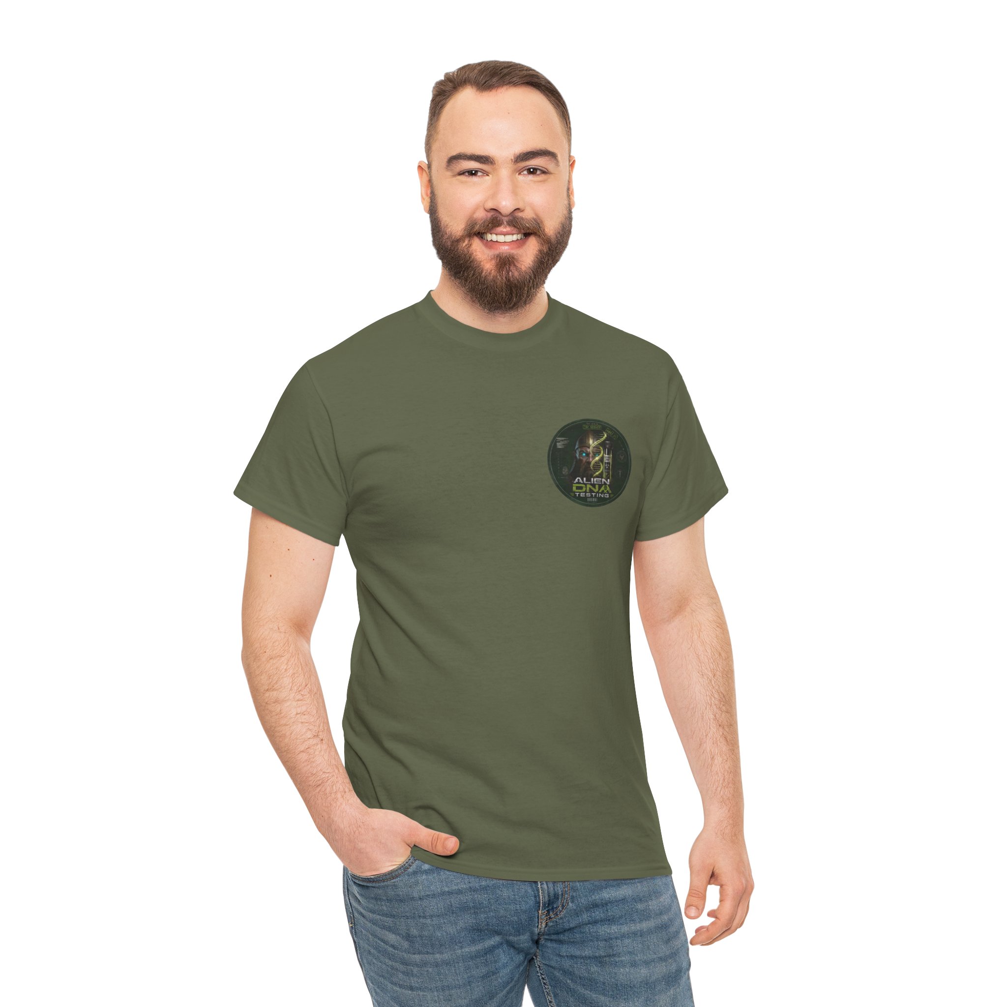 Anunnaki Alien DNA Testing — Top Secret Specimen File Graphic T-Shirt - Image 8