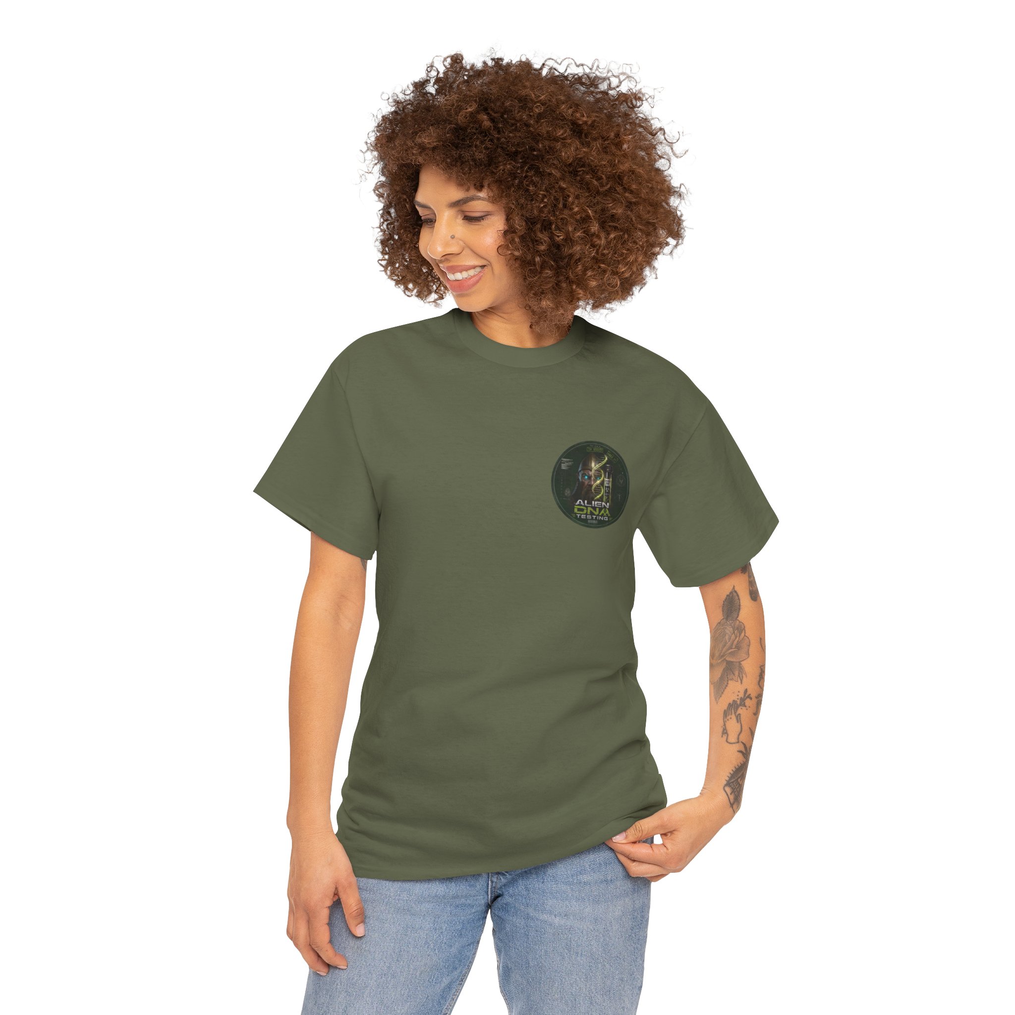 Anunnaki Alien DNA Testing — Top Secret Specimen File Graphic T-Shirt - Image 6