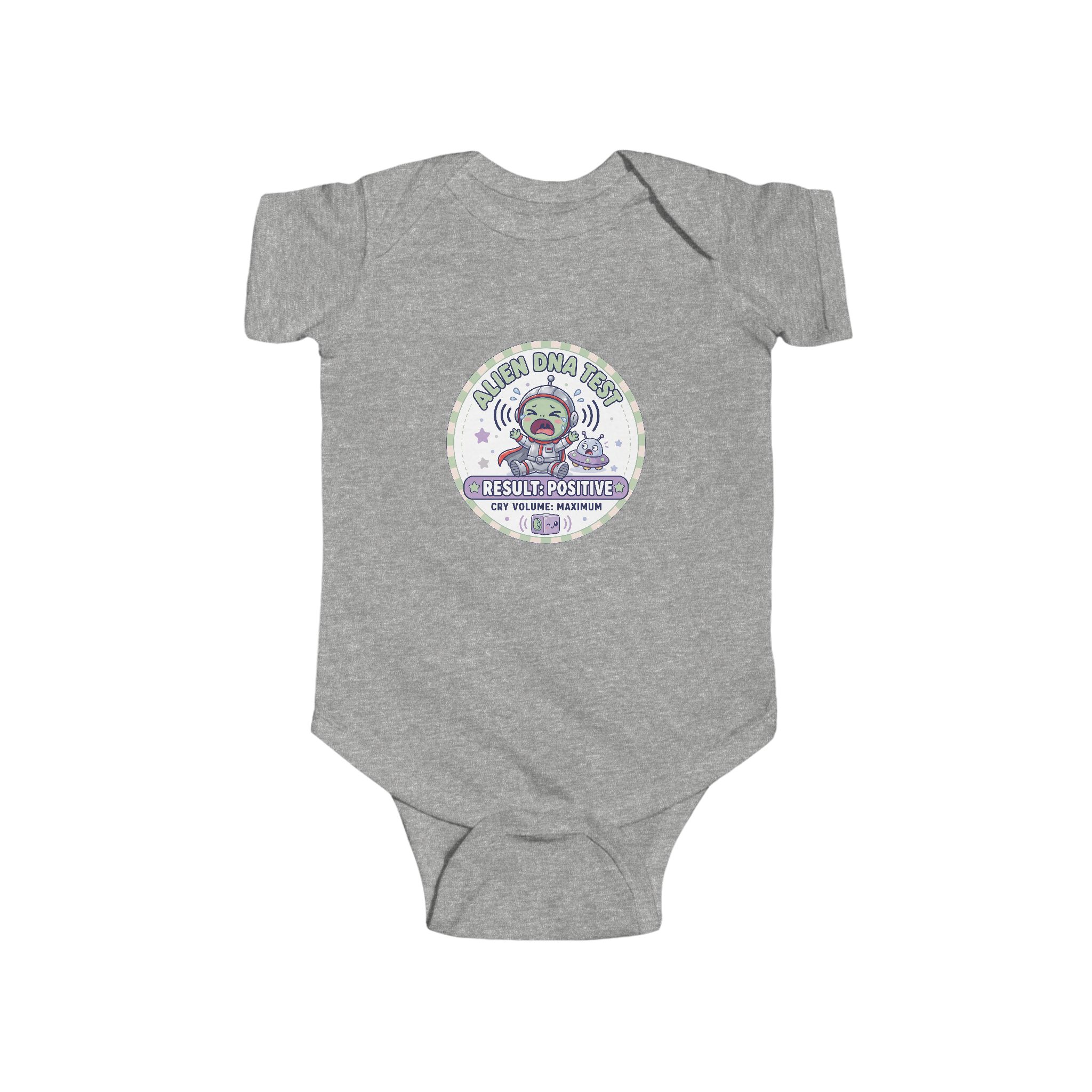 Alien DNA Test Baby Onesie – Cry Volume Maximum - Image 5