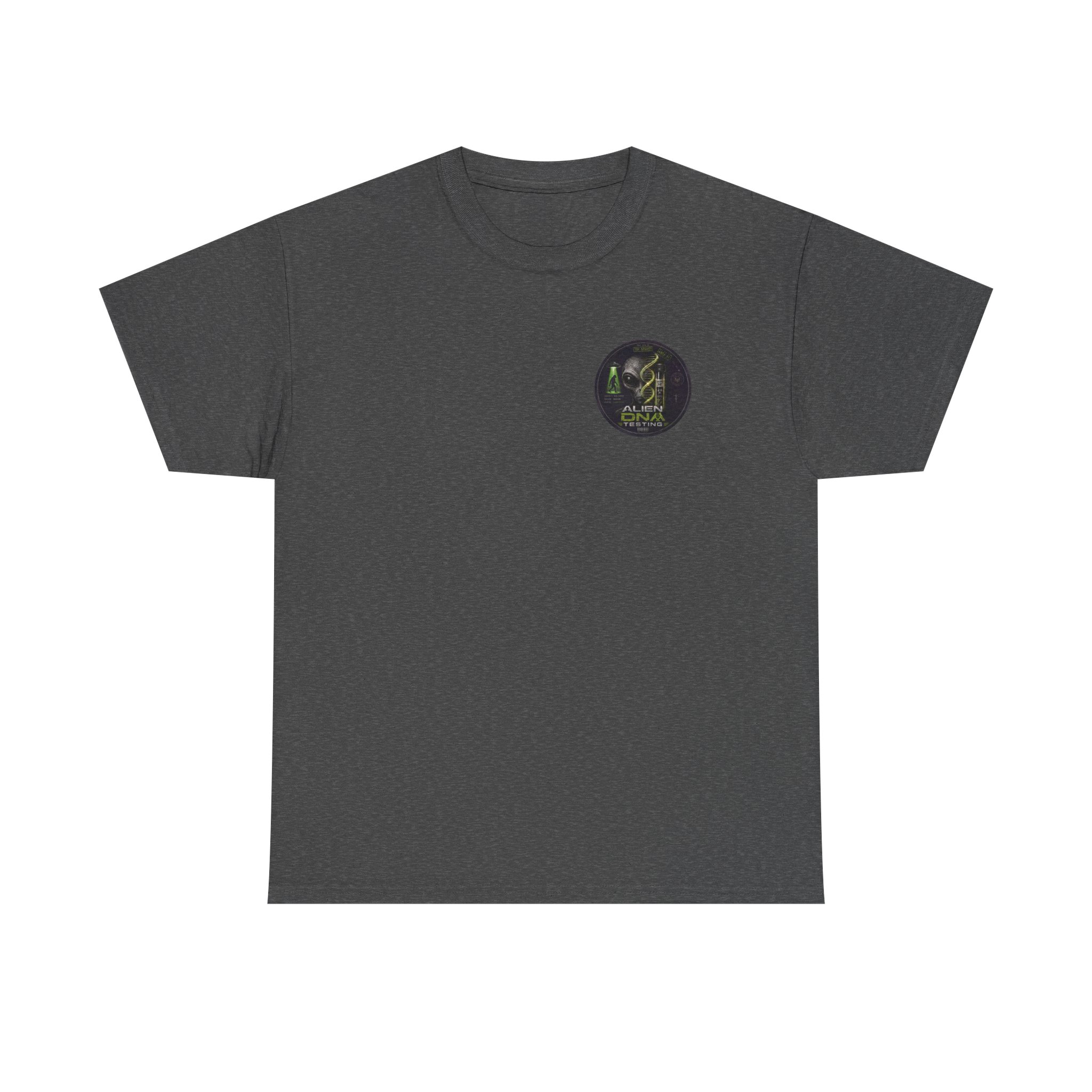 Alien DNA Testing — Area 51 Specimen File UFO Graphic T-Shirt - Image 51