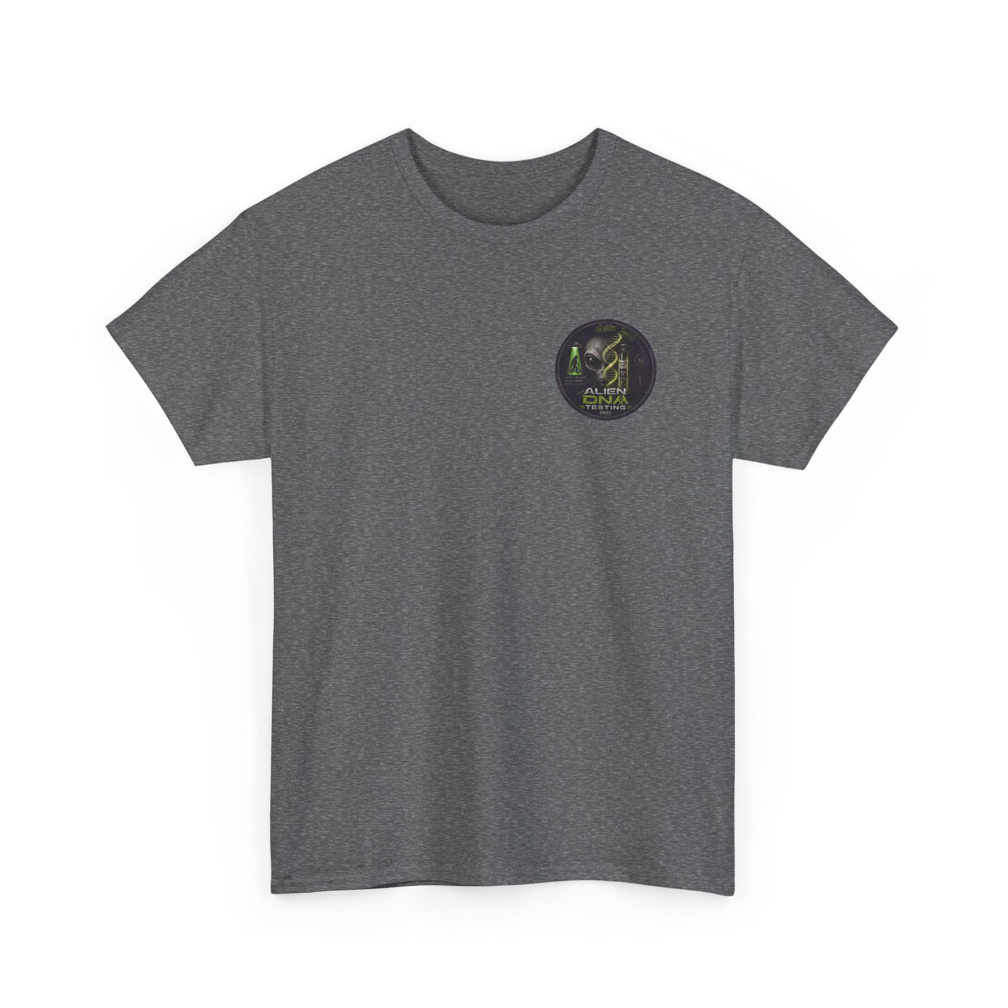 Alien DNA Testing — Area 51 Specimen File UFO Graphic T-Shirt - Image 37
