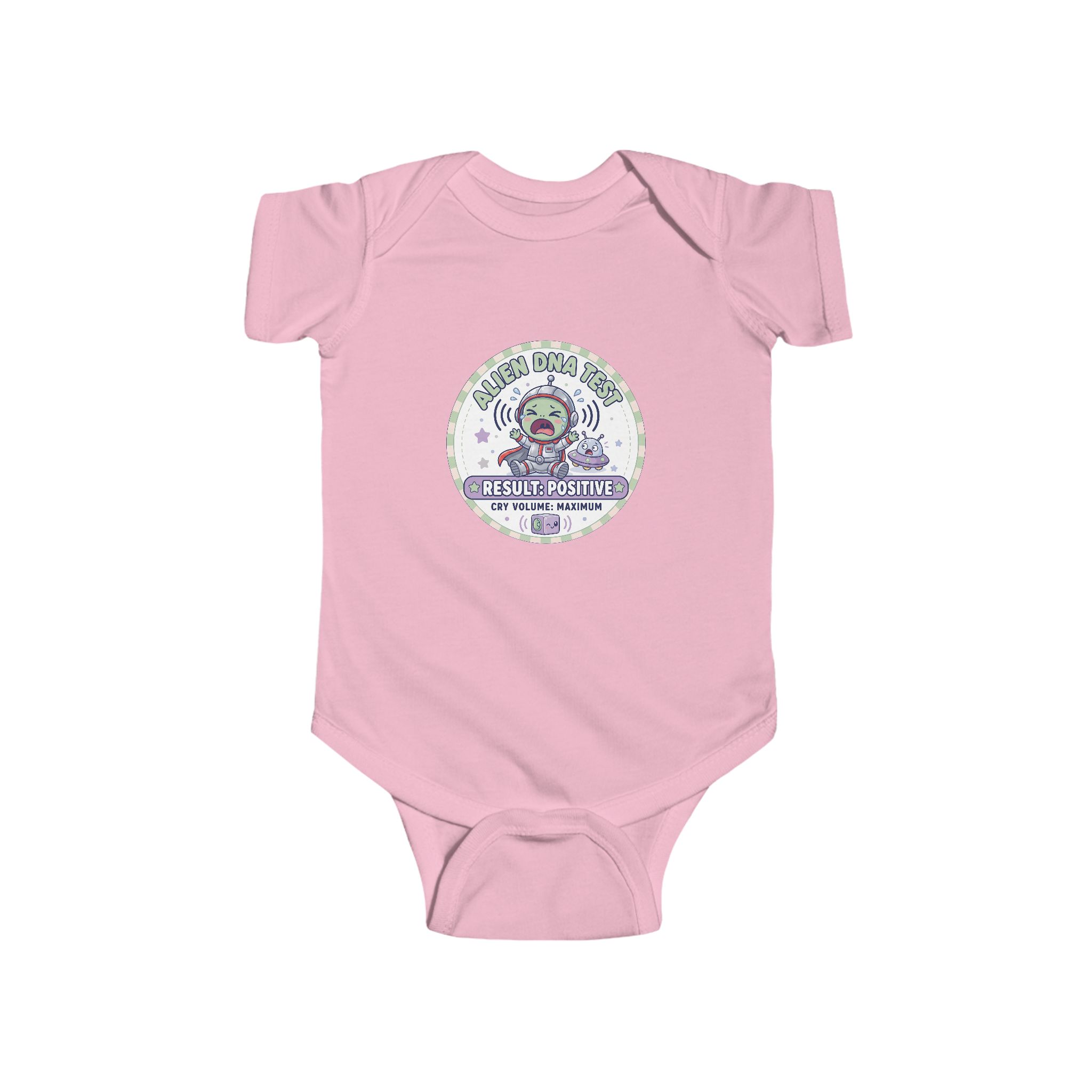 Alien DNA Test Baby Onesie – Cry Volume Maximum - Image 11