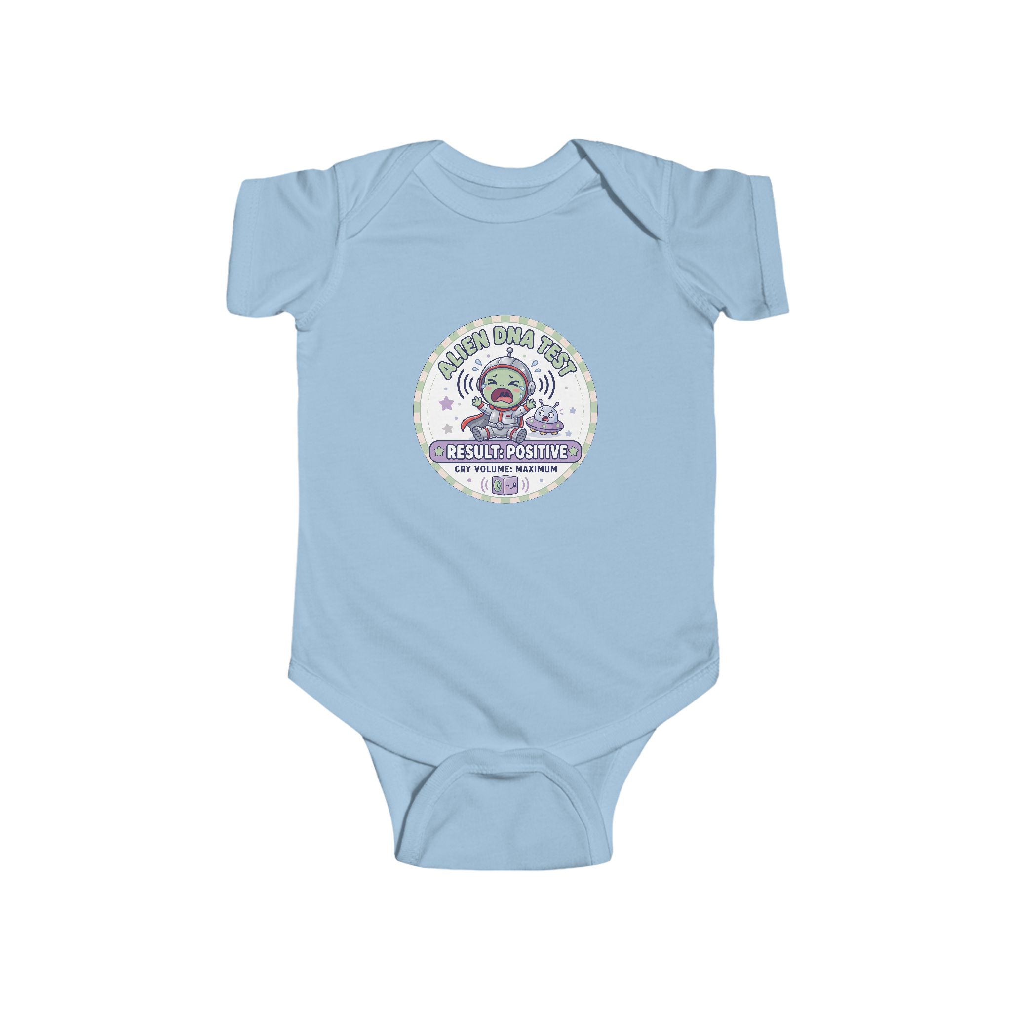 Alien DNA Test Baby Onesie – Cry Volume Maximum - Image 14