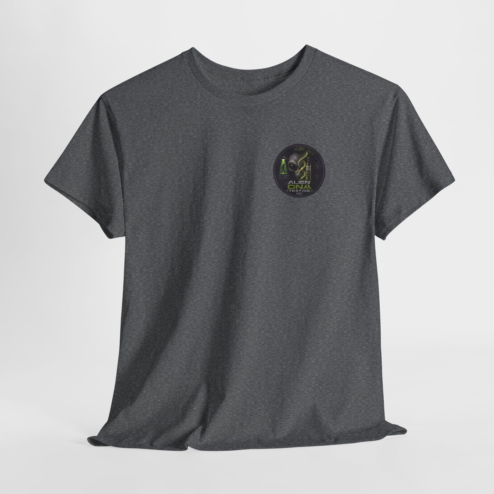 Alien DNA Testing — Area 51 Specimen File UFO Graphic T-Shirt - Image 40