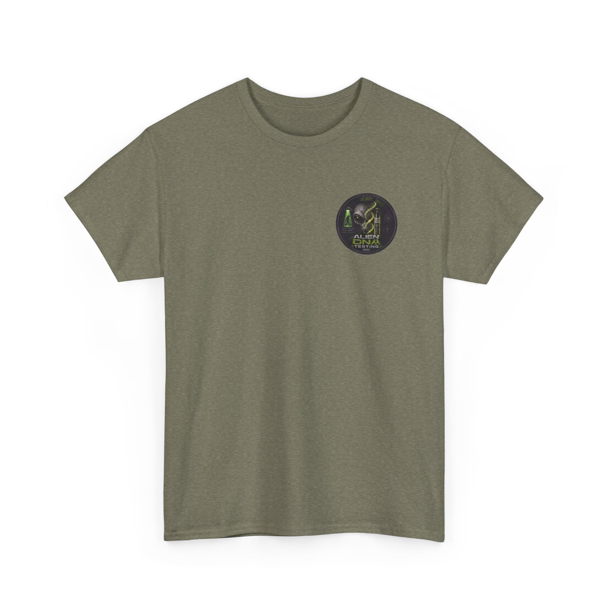 Alien DNA Testing — Area 51 Specimen File UFO Graphic T-Shirt - Image 21