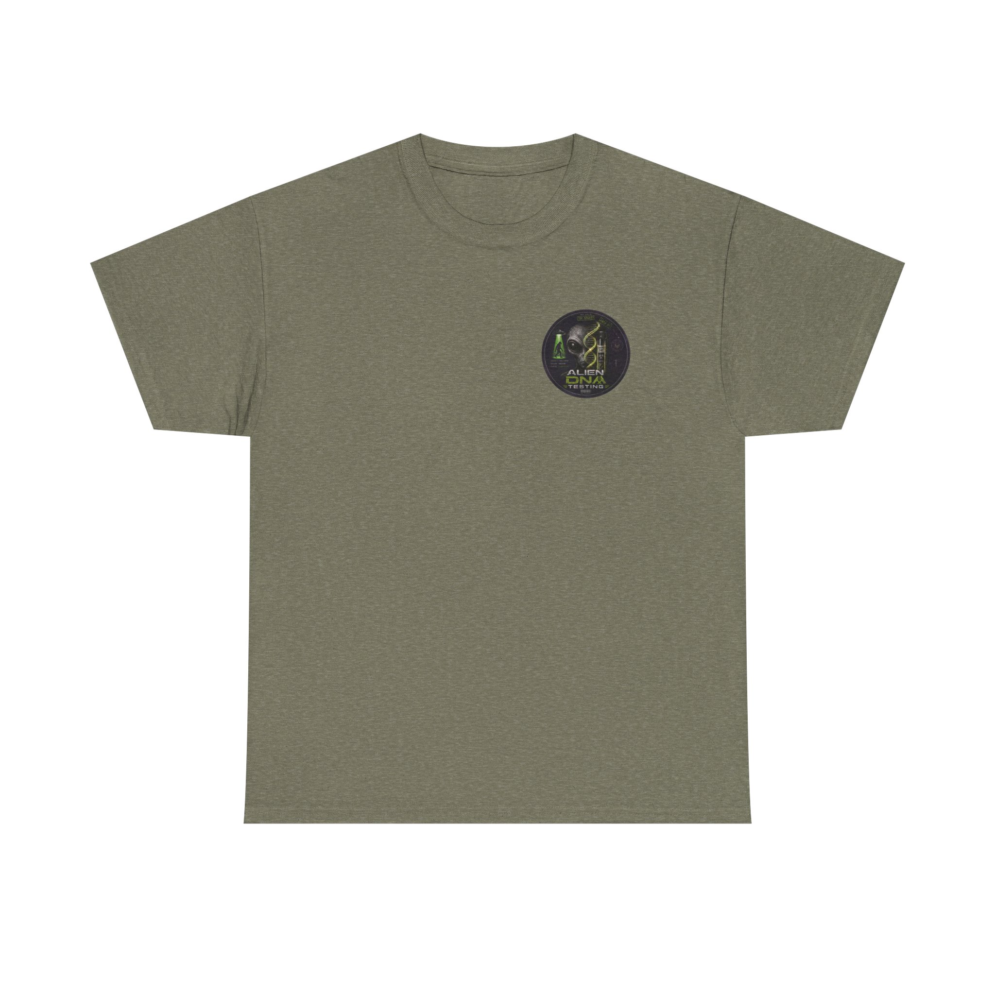 Alien DNA Testing — Area 51 Specimen File UFO Graphic T-Shirt - Image 19