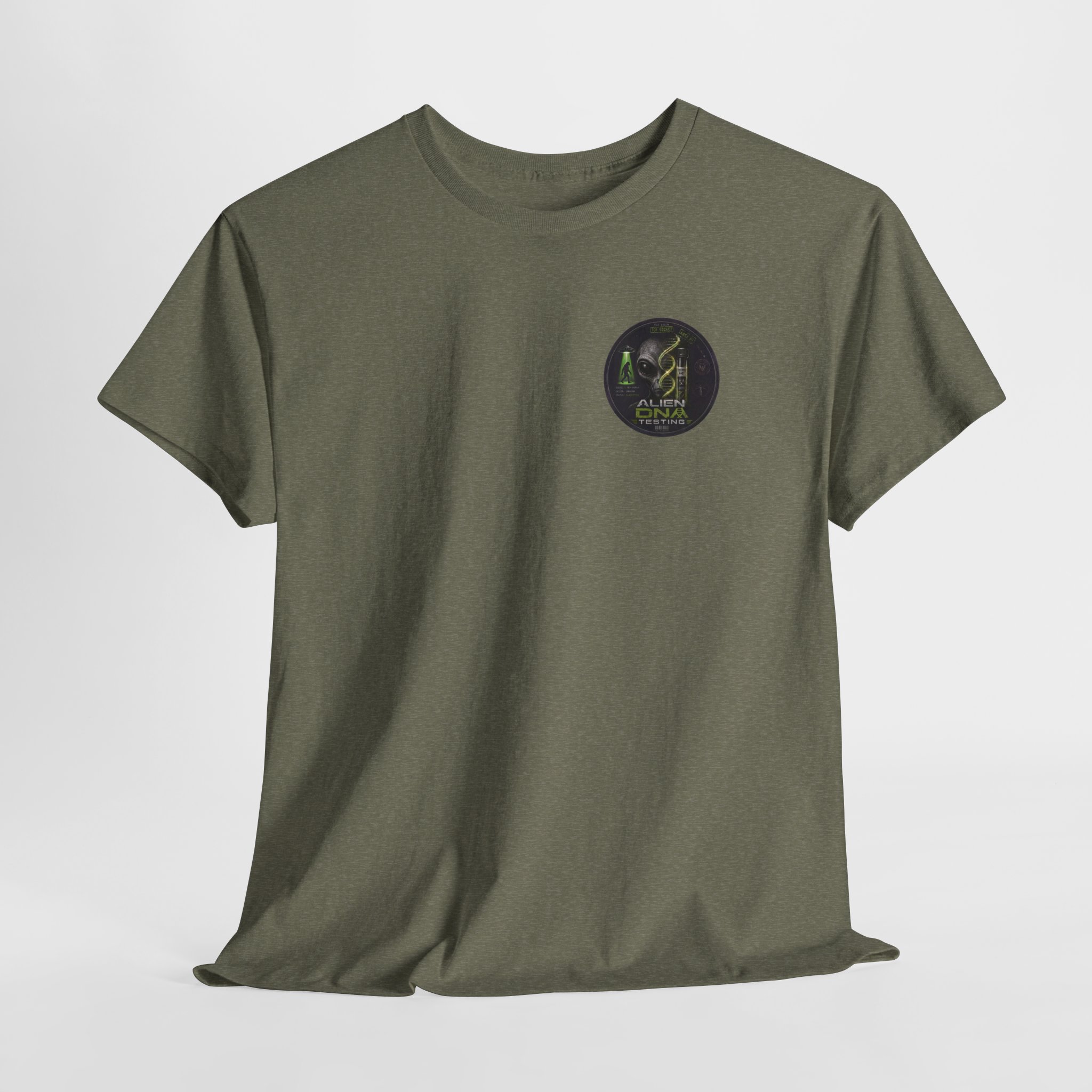 Alien DNA Testing — Area 51 Specimen File UFO Graphic T-Shirt - Image 24