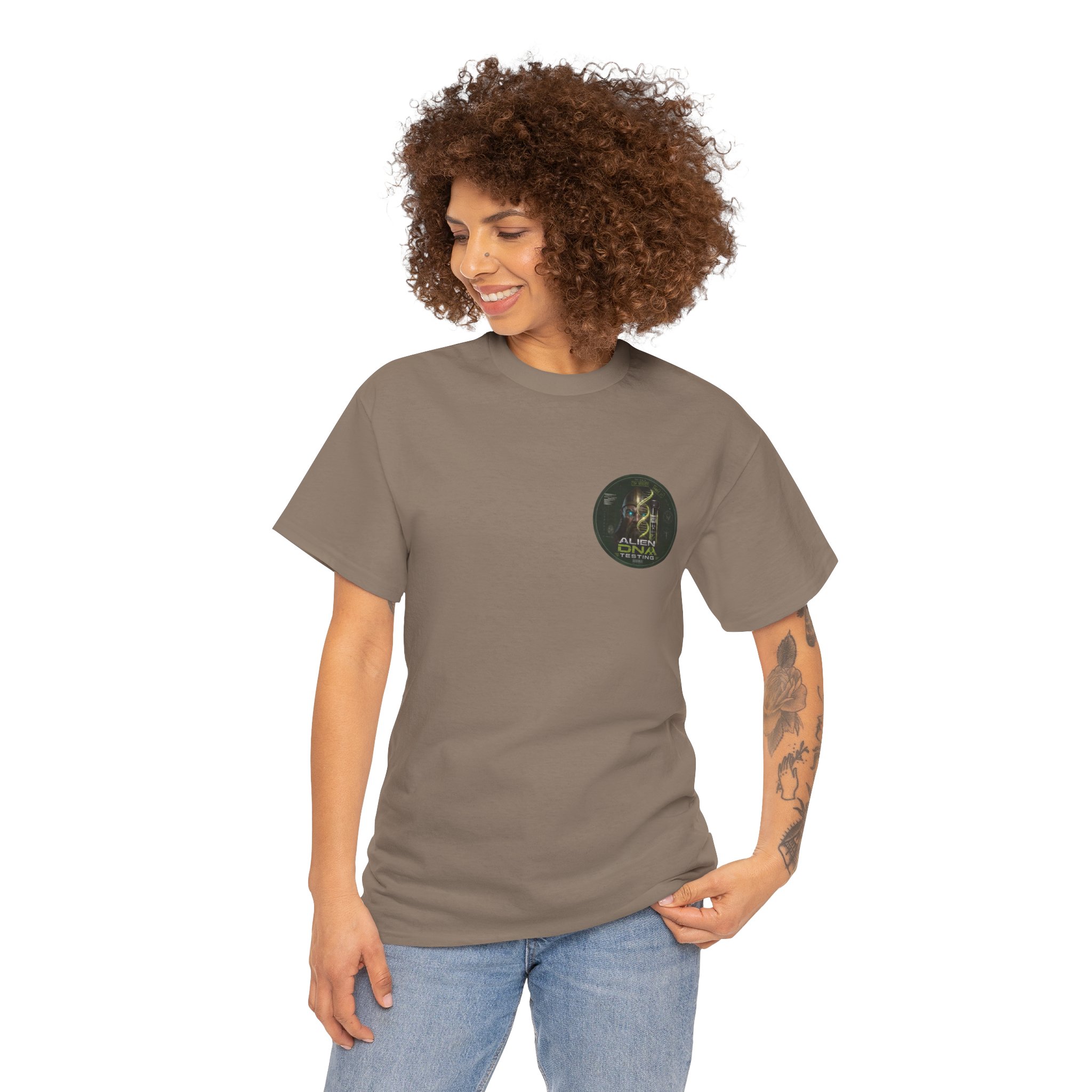 Anunnaki Alien DNA Testing — Top Secret Specimen File Graphic T-Shirt - Image 18