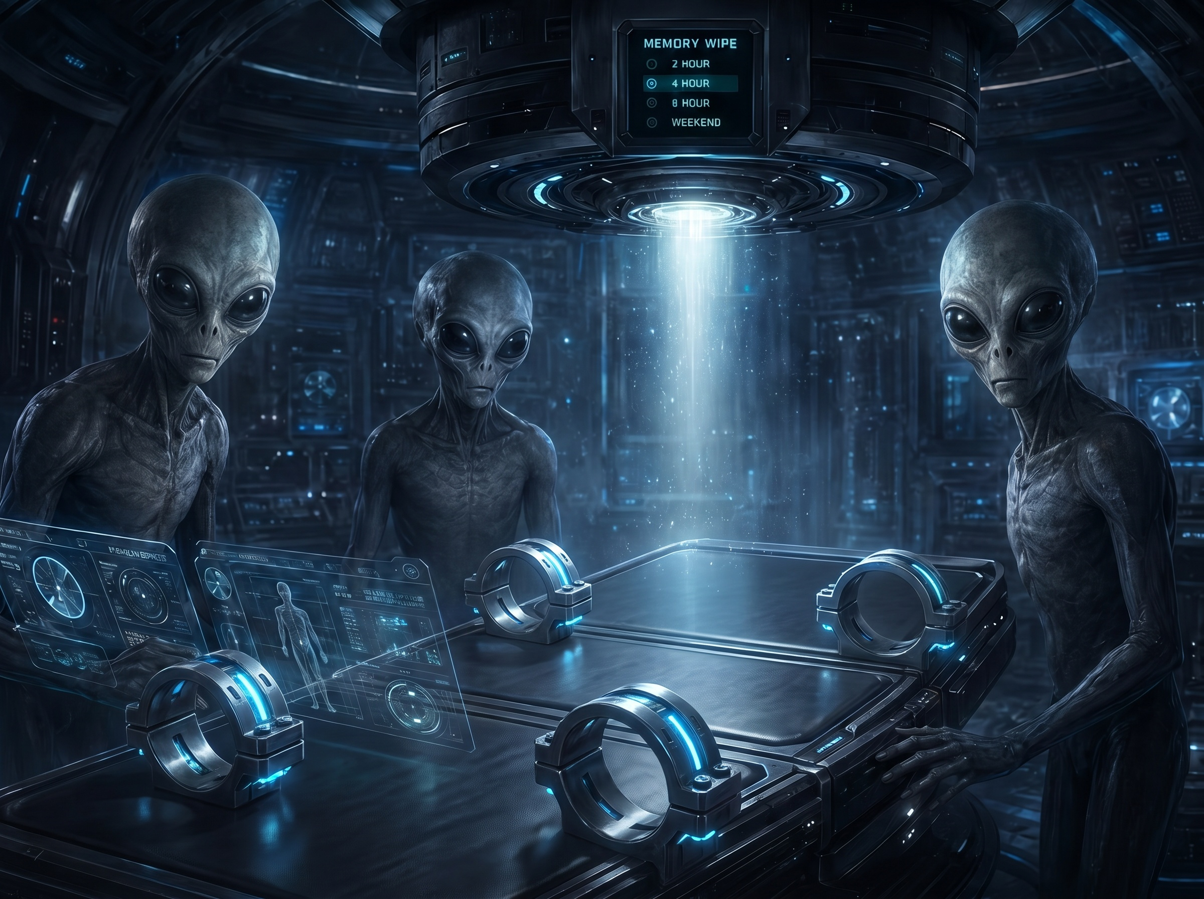 Selected alien abduction encounter reconstruction preview